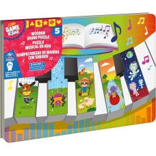 Spinmaster Piano Notes Wood Sound Puzzle