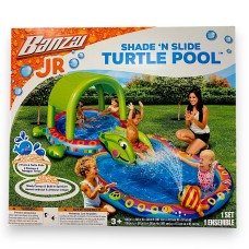 BANZAI SHADE 'N SLIDE TURTLE SPLASH POOL