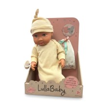 Lullababy Gender Reveal Doll Olive Tone 14"