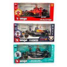  Burago F1- 1:24 Diecast with PILOT 2025 Assorted