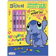 Stitch Coloring & Activity Book W/ Crayons