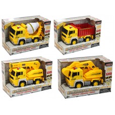 1:20 Friction Powered Construction Trucks Asst