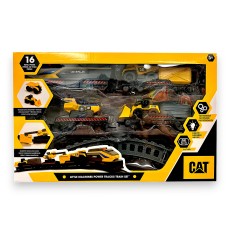CAT Little Machines Power Tracks Train Set