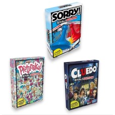 Hasbro Rivals Game Assortment - Clue, Sorry, Piktureka