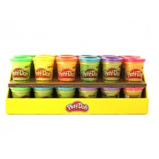 PLAY-DOH SINGLE CANS ASSORTED in DISPLAY
