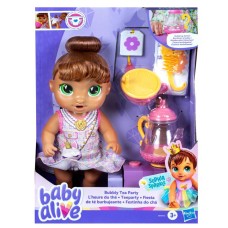BABY ALIVE BUBBLY TEA PARTY BRUNETTE SOPHIA