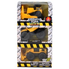 Mighty Tuff Crew 3 Pc Construction Vehicles Asst