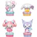 Hello Kitty Premier 2"  Mini Figures in Display