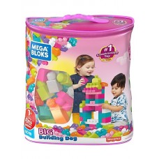 Big Building Bag - Pink W/ 80 Pcs