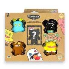 Fuggler Collectible 5 pack Deluxe Box including 1 Hidden Character 