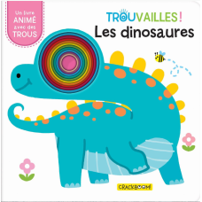 Livre Trouvailles - Les Dinosaures Peep-Through French