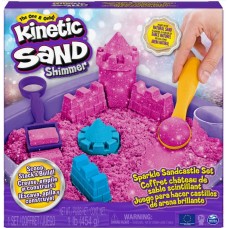 Kinetic Sand Shimmer Sparkle Sandcastle Set 