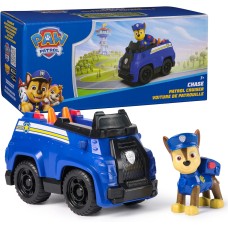 PAW Patrol, Chase's Patrol Cruiser, Toy Car with Collectible Action Figure