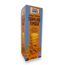 SOLID WOOD TOPPLING TIMBER (48 Pieces)